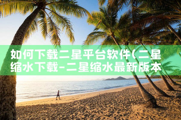 如何下载二星平台软件|MR好色