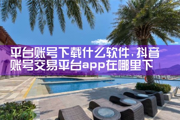平台账号下载什么软件|糖心Vlog